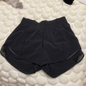 Black women’s lululemon shorts